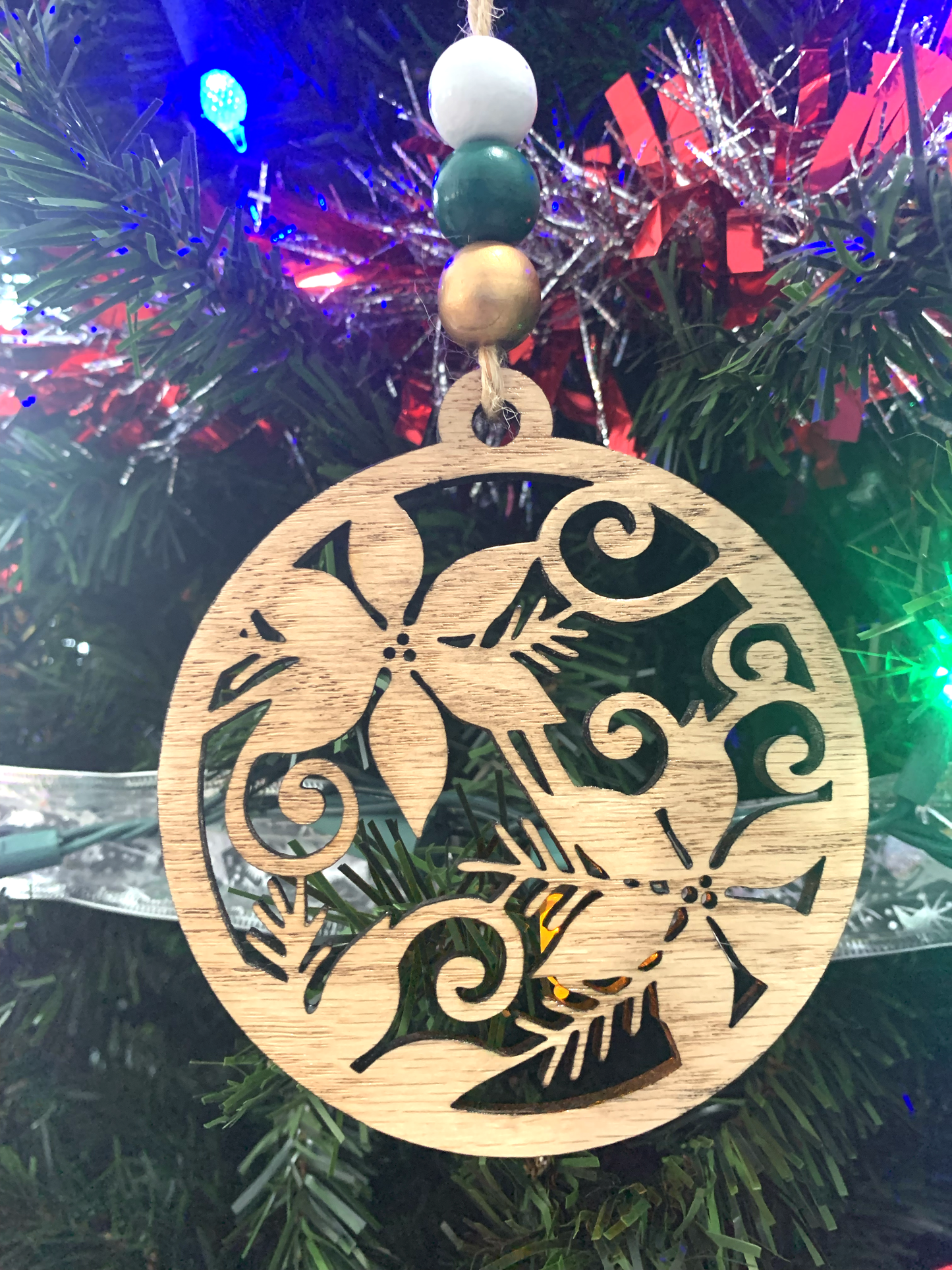 Wood Holiday Ornament