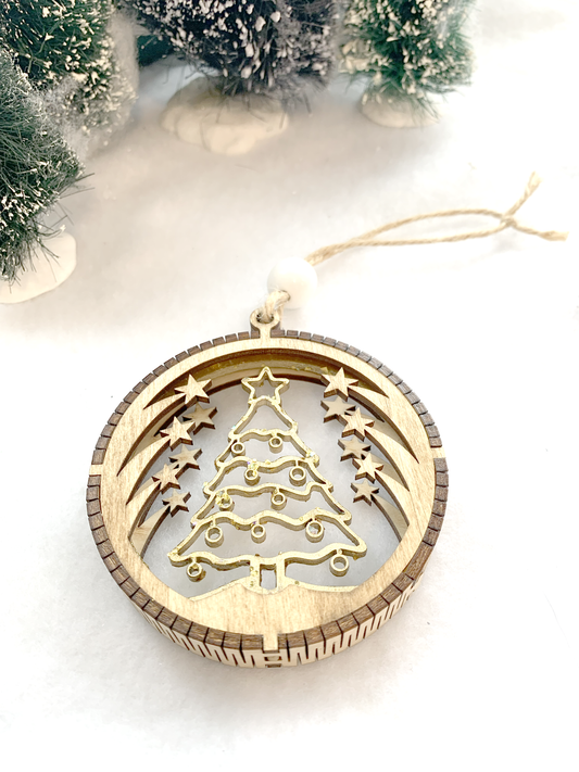 3 layer Wood Ornament/Tree Insert